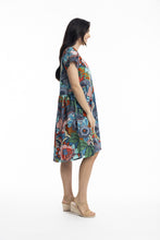 Load image into Gallery viewer, Cape Verde Ruched Waist Printed Dress
