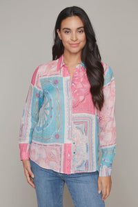 Patchwork Pastel Blouse