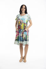 Load image into Gallery viewer, Bellagio Ruched Waist Printed Dress
