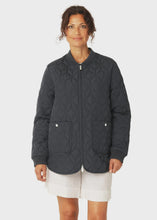 Load image into Gallery viewer, Art45 Short Quilted Jacket W Front Pocket in Dark Indigo
