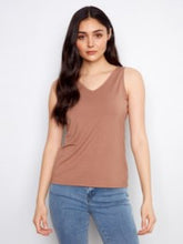 Load image into Gallery viewer, Desert 2 Way-Round &amp; V Neck Bamboo Cami
