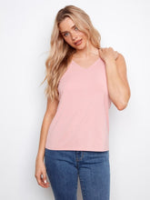 Load image into Gallery viewer, Peony 2 Way-Round &amp; V Neck Bamboo Cami
