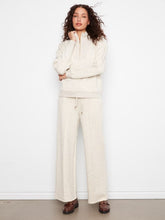 Load image into Gallery viewer, Cookie and Cream Soft Scuba Wide Leg Jogger Pants
