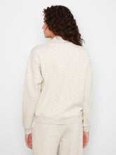 Load image into Gallery viewer, Cookie and Cream Soft Scuba Half-Zip Sweatshirt
