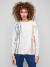 Load image into Gallery viewer, CB- Watercolour Reversible Printed Crew Neck Sweater
