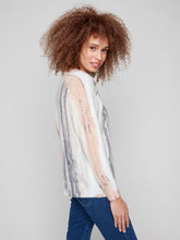 Load image into Gallery viewer, CB- Watercolour Reversible Printed Crew Neck Sweater

