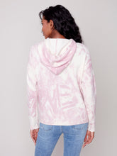 Load image into Gallery viewer, Powder Hooded Sweater with Graffiti Print
