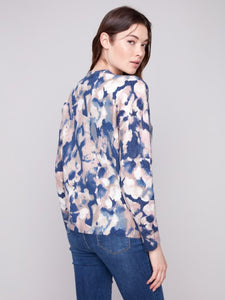 Romantic Reversible Printed Sweater