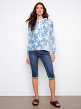 Load image into Gallery viewer, Tropic Reverse Print Hoodie Sweater
