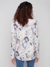 Load image into Gallery viewer, Blush Printed Rounded Hem Sweater
