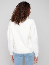 Load image into Gallery viewer, Cherry Fuzzy Drop Shoulder Sweater
