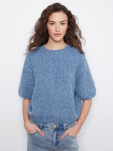 Load image into Gallery viewer, H. Denim Balloon Elbow Sleeve Knit Sweater
