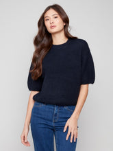Load image into Gallery viewer, Moonlight Balloon Elbow Sleeve Knit Sweater
