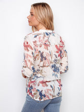 Load image into Gallery viewer, Artist Printed Dolman Cotton Blend Blouse
