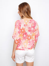 Load image into Gallery viewer, CB- Dandy Printed Cotton Gauze Blouse With Side Tie
