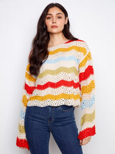 Load image into Gallery viewer, Sunshine Cotton Blend Crochet Top
