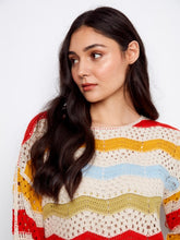 Load image into Gallery viewer, Sunshine Cotton Blend Crochet Top
