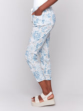 Load image into Gallery viewer, Coastal Printed Crinkle Jogger Pants
