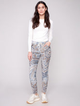 Load image into Gallery viewer, Bohemian Printed Crinkle Suede Jogger Pants

