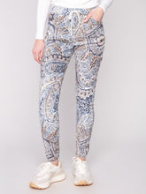 Load image into Gallery viewer, Bohemian Printed Crinkle Suede Jogger Pants
