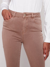 Load image into Gallery viewer, Truffle Cuffed Twill Jeans
