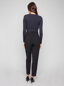 Black Techno Pants