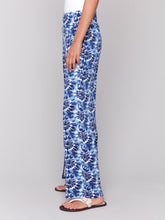 Load image into Gallery viewer, Lily Printed Wide Leg Pants with Front Slits

