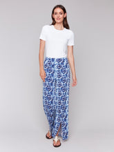 Load image into Gallery viewer, Lily Printed Wide Leg Pants with Front Slits
