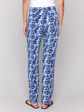 Load image into Gallery viewer, Lily Printed Wide Leg Pants with Front Slits
