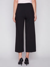 Load image into Gallery viewer, Black Cropped Wide Leg Pants
