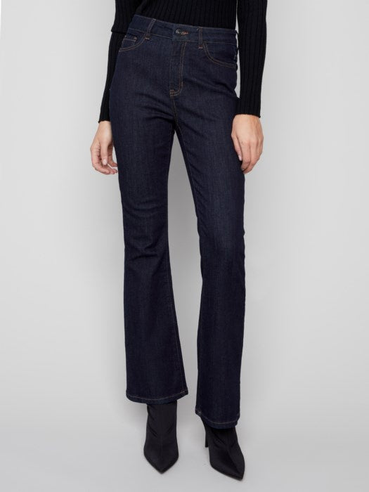 Deep Blue Bootcut Jeans