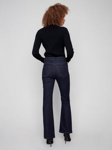 Deep Blue Bootcut Jeans