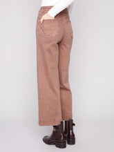 Load image into Gallery viewer, Truffle Patch Pocket Flare Twill Pants
