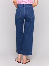 Load image into Gallery viewer, Indigo Cropped Patch Pocket Jean
