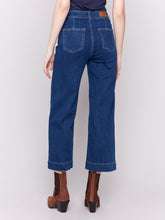 Load image into Gallery viewer, Indigo Patch Pocket Flare Jeans
