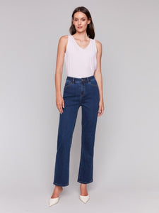 Charlotte Straight Leg Jeans in Indigo
