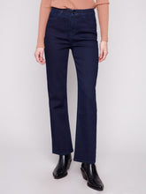 Load image into Gallery viewer, Blue Black Straight Leg Jean
