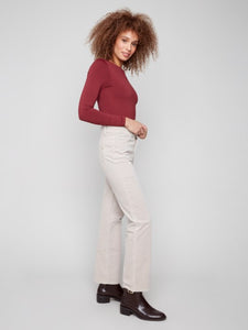 Oat Straight Leg Corduroy Pants