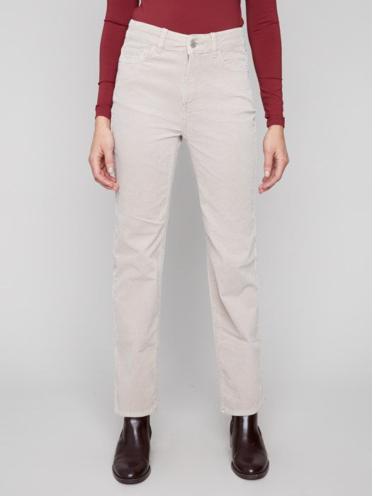 Oat Straight Leg Corduroy Pants