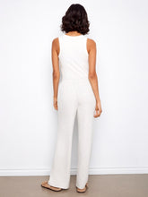 Load image into Gallery viewer, Light Grey Soft Scuba Wide Leg Jogger Pants
