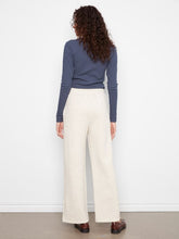 Load image into Gallery viewer, Cookie and Cream Soft Scuba Wide Leg Jogger Pants
