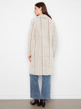 Load image into Gallery viewer, Aberdeen Long Plaid Knit Coatigan
