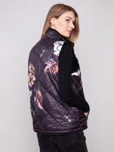 Load image into Gallery viewer, Printed Reversible Quilted Faux Fur Vest
