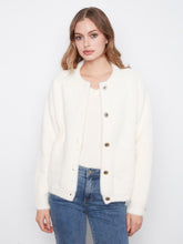 Load image into Gallery viewer, Ecru Soft Knit Jacket
