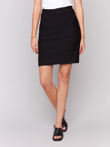 Black Stretch Skort