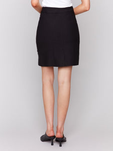 Black Stretch Skort