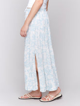 Load image into Gallery viewer, Bloom Linen Blend Printed Tiered Skirt
