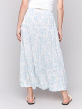 Load image into Gallery viewer, Bloom Linen Blend Printed Tiered Skirt
