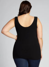 Load image into Gallery viewer, Bamboo Curvy Scoop Neck Tank Top
