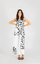 Load image into Gallery viewer, White With Black Polka Dot Wide Leg Pant
